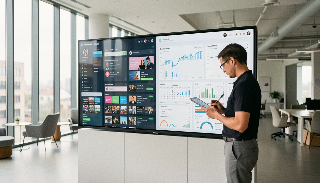 Comparer les logiciels d’affichage dynamique